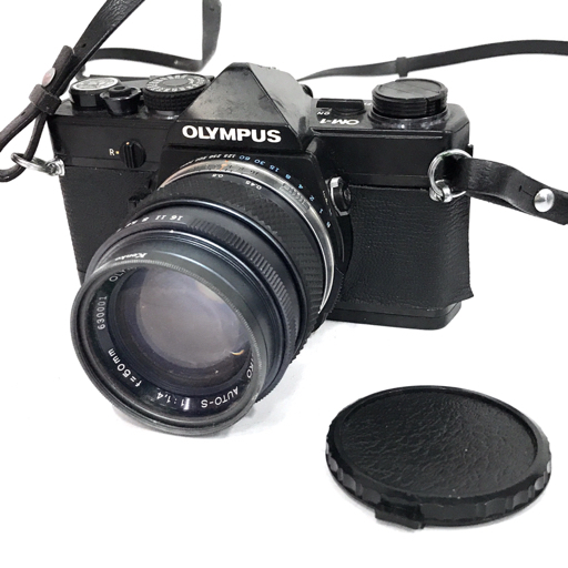 OLYMPUS OM-1 OM-SYSTEM G.ZUIKO AUTO-S 1:1.4 50mm 含む 一眼レフ フィルムカメラ レンズ セット QR011-10の画像2