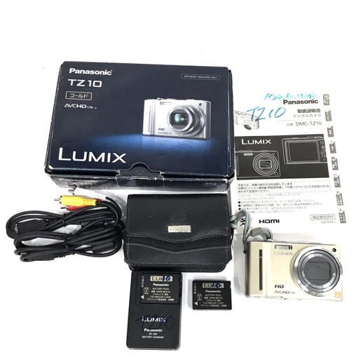 FUJIFILM DMC-TZ10 LUIMIX 1:3.3-4.9 4.1-49.2 コンパクトデジタルカメラ 光学機器 QR044-408の画像1