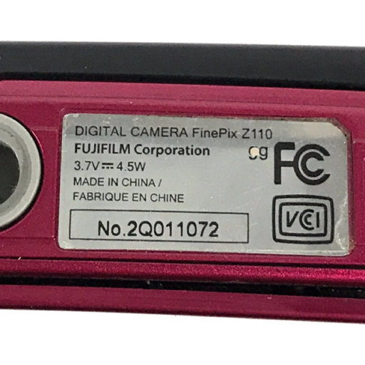 Panasonic FinePix Z100 ピンク コンパクトデジタルカメラ 付属品あり 光学機器 QR044-409の画像7