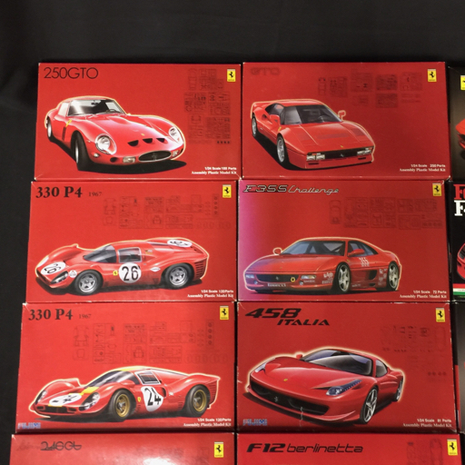 1円 未組立 1/24 フジミ フェラーリ250GT 330 P4 1967年デイトナ3位入賞 他 Ferrari プラモデル 大量 まとめ セットの画像7