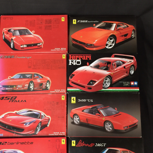 1円 未組立 1/24 フジミ フェラーリ250GT 330 P4 1967年デイトナ3位入賞 他 Ferrari プラモデル 大量 まとめ セット