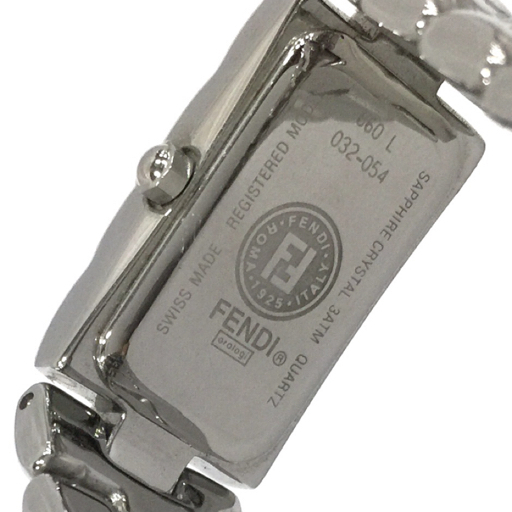 フェンディ オロロジ クォーツ 腕時計 660L ブラック文字盤 SS レディース 未稼働品 純正ブレス 小物 FENDIの画像2
