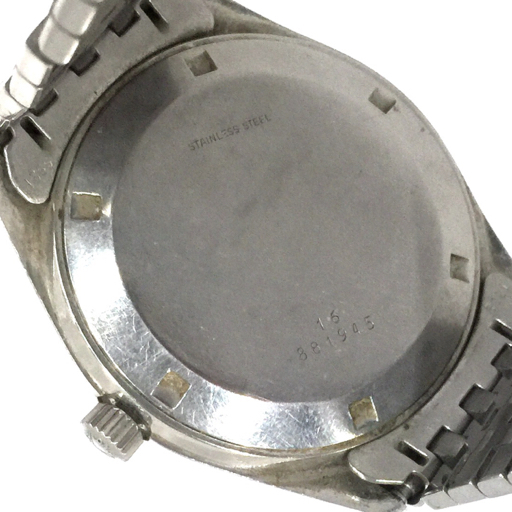 ロンジン メンズ 自動巻 腕時計 ADMIRAL アドミラル デイト シルバーカラー文字盤 稼働品 社外ブレス LONGINESの画像2