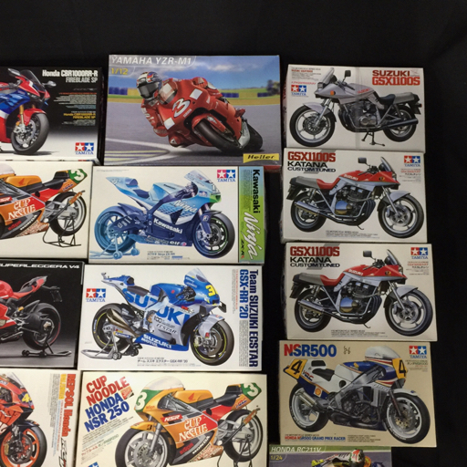 1円 未組立 タミヤ 1/12 SUZUKI GSX1100S カタナ 他 バイク オートバイ プラモデル まとめ セットの画像6