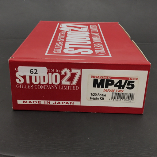 STUDIO27 1/20 オリジナルキットシリーズ No.132 MP 4/5 JAPAN GP 89 組み立てキット ホビー おもちゃ_画像8
