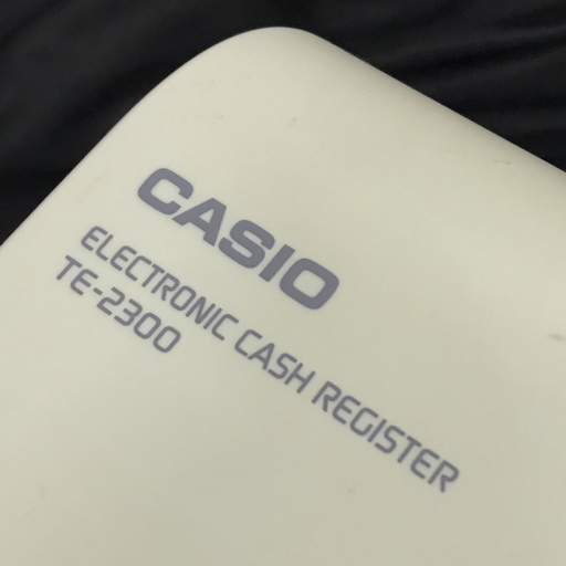CASIO カシオ TE-2300 電子レジスター 店舗用品 通電確認済 QR044-445の画像8