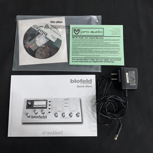1円 WALDORF ウォルドルフ Blofeld Desktop White シンセサイザー オーディオ 音響 機器 通電確認済