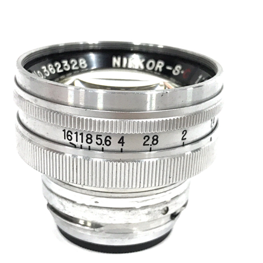 1円 Nikon S2 NIKKOR-S・C 1:1.4 5cm レンジファインダー フィルムカメラ 光学機器の画像8