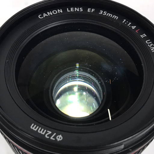 1円 Canon LENS EF 35mm 1:1.4 L II USM 一眼 オートフォーカス カメラ レンズ 光学機器の画像9