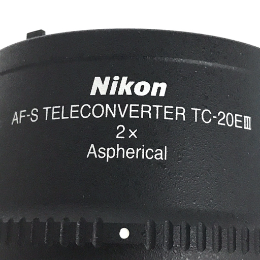 Nikon AF-S TELECONVERTER TC-20EIII 2× Aspherical テレコンバーター 光学機器 QR044-474の画像5