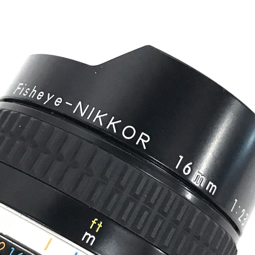 Nikon Fisheye-NIKKOR 16mm 1:2.8 一眼 マニュアルフォーカス カメラ 魚眼レンズ 光学機器 QZ044-16の画像5