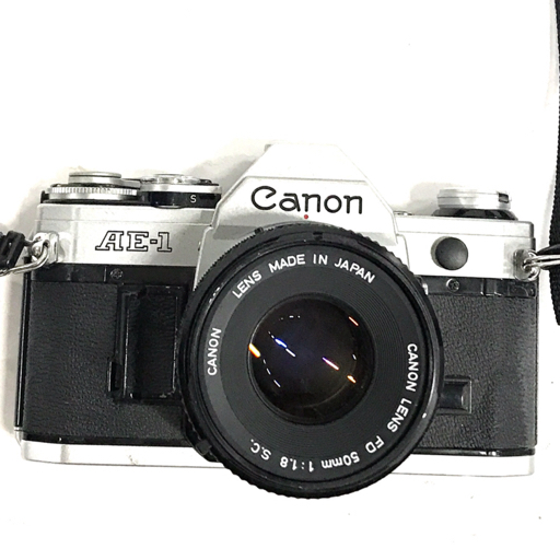 1円 Canon AE-1 FD 50mm 1:1.8 S.C. 一眼レフフィルムカメラ レンズ マニュアルフォーカスの画像2