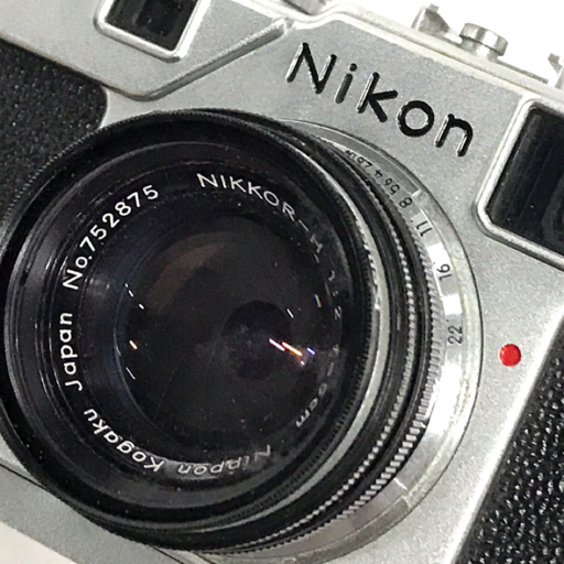 1円 Nikon S3 NIKKOR-H 1:2 5cm レンジファインダー フィルムカメラ 光学機器の画像7