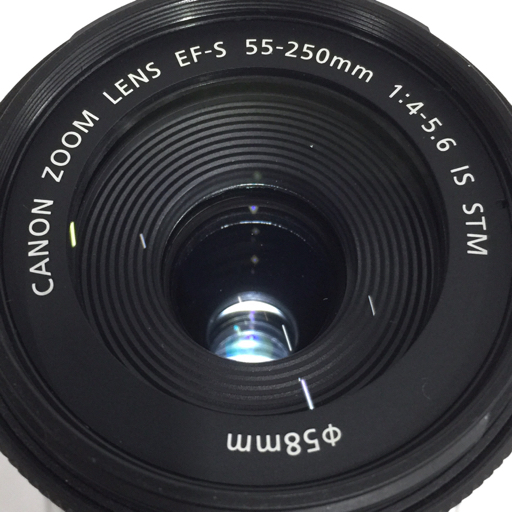 1 jpy CANON EF-S 55-250mm 1:4-5.6 IS STM camera lens EF mount auto focus L251830