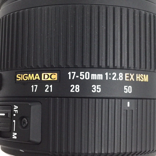 1円 SIGMA DC 17-50mm 1:2.8 EX HSM カメラレンズ EFマウント オートフォーカス C141430-2の画像4