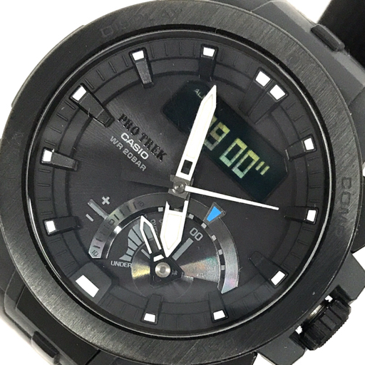 1円 カシオ 電波 腕時計 プロトレック PRW-7000 ラウンド デジアナ MULTI BAND 6 タフソーラー メンズ 稼働の画像1