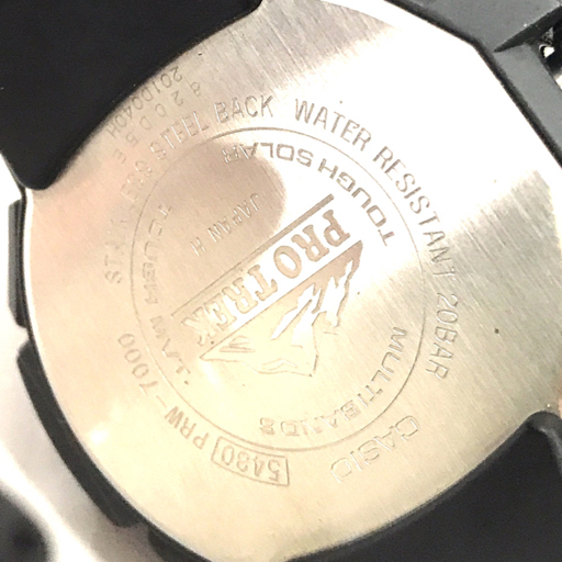 1円 カシオ 電波 腕時計 プロトレック PRW-7000 ラウンド デジアナ MULTI BAND 6 タフソーラー メンズ 稼働の画像2