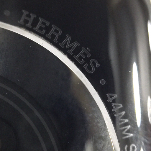 1円 Apple Watch Hermes Series6 44mm GPS+Cellularモデル MJ493J/A A2376 シルバー スマートウォッチ 本体の画像4