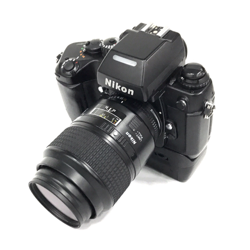 Nikon F4 AF MICRO NIKKOR 105mm 1:2.8 含む 一眼レフ フィルムカメラ オートフォーカスの画像2