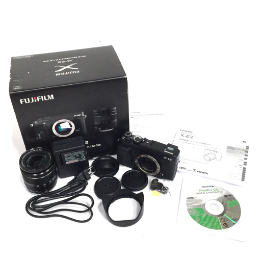 1円 FUJIFILM X-E2 XF 18-55mm F2.8-4 R LM OIS ミラーレス一眼 デジタルカメラ C131824_画像1