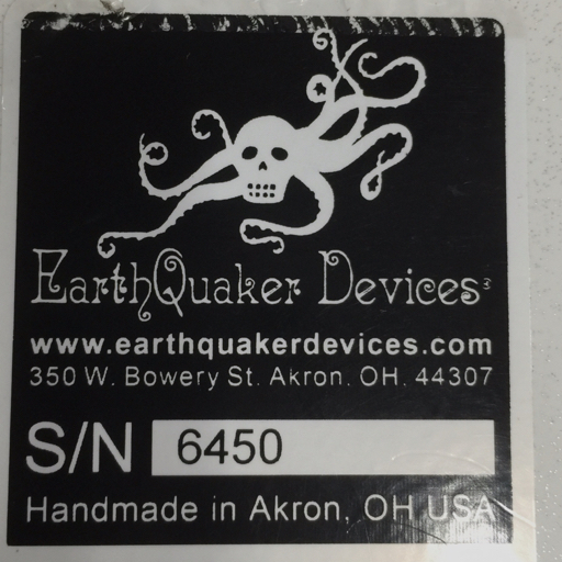 EARTHQUAKER DEVICES アースクエイカーデバイセス Spatial Delivery エフェクター 音響 オーディオ 通電動作確認済の画像7