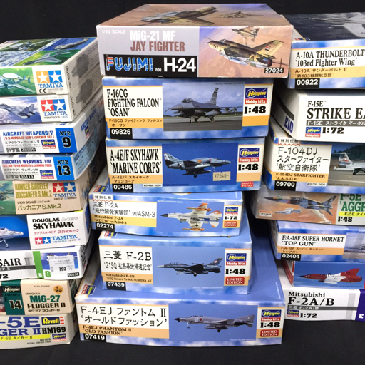 1円 ハセガワ 1/48 A-4E/F スカイホーク マリンコーア F-16CG ファイティング ファルコン オーサン 等 未組立 まとめの画像9