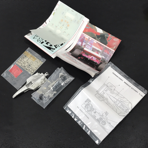 1円 TAMEO KITS 1/43 フェラーリ F2001 マレーシアG.P.2001 TMK295 等 メタルキット 保存箱付き 6点セット 未組立の画像9