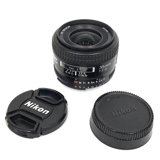 Nikon AF NIKKOR 35mm 1:2 D カメラレンズ Fマウント オートフォーカスの画像1