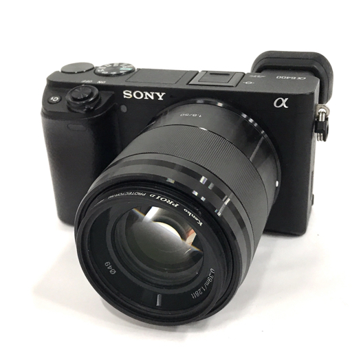 1円 SONY a6400 ILCE-6400 E 1.8/50 OSS ミラーレス一眼 デジタルカメラ C020035