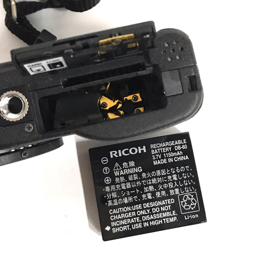 RICOH GR DIGITAL f=5.9mm 1:2.4 コンパクトデジタルカメラ ブラック 動作確認済 付属品完備_画像6