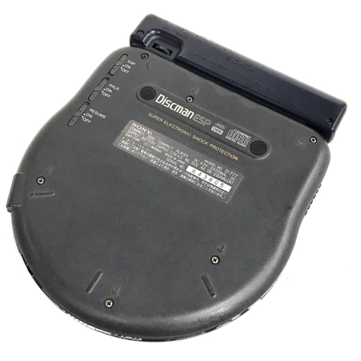 1 jpy SONY Discman ESP D-777 disk man portable CD player electrification has confirmed C131928