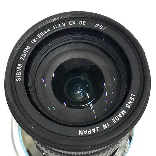 1円 SIGMA ZOOM 18-50mm 18-50mm 1:2.8 EX DC 含む ニコンFマウント用 カメラレンズ 2点セット L191907の画像2