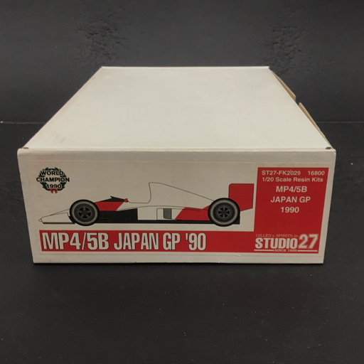 STUDIO27 1/20 オリジナルキットシリーズ No.29 MP4/5B JAPAN 90 組み立てキット ホビー おもちゃの画像8