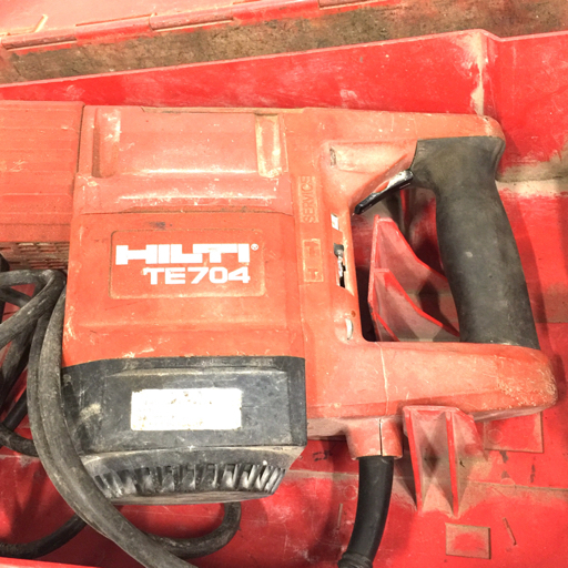 HILTI ヒルティ TE704 ハンマードリル 電動ハンマー はつり機 電動工具 通電確認済の画像4