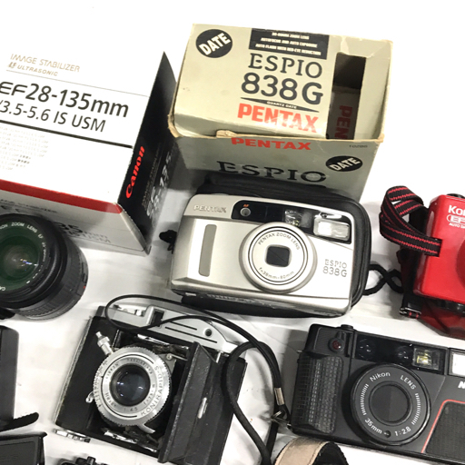 Canon EOS IX50 Konica EFJ AUTO DATE レッド 含む フィルムカメラ レンズ まとめセットの画像5