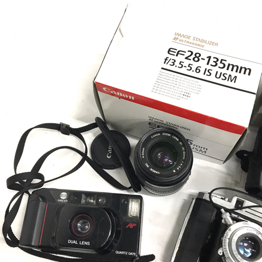 Canon EOS IX50 Konica EFJ AUTO DATE レッド 含む フィルムカメラ レンズ まとめセットの画像4