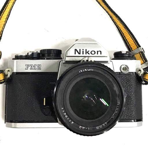 Nikon FM2 NIKKOR 28mm 1:3.5 一眼レフ フィルムカメラ マニュアルフォーカスの画像2