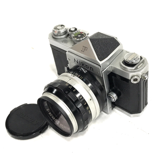 Nikon F アイレベル 非Ai NIKKOR-S Auto 1:1.4 5.8cm 一眼レフフィルムカメラ レンズ マニュアルフォーカスの画像1