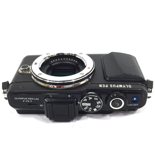 1円 OLYMPUS PEN Lite E-PL7 M.ZUIKO DIGITAL 40-150mm 1:4-5.6 含む ミラーレス一眼 デジタルカメラ L031251
