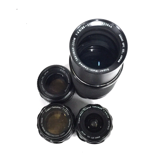 PENTAX ESII SP SMC TAKUMAR 1:1.4/50 含む 一眼レフフィルムカメラ レンズ まとめセット QR043-255の画像9
