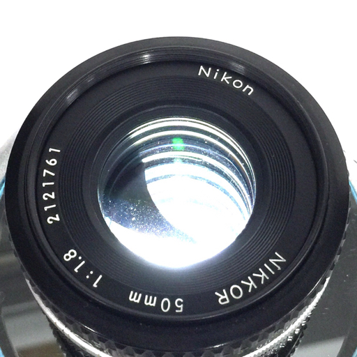 Nikon Ai-s NIKKOR 50mm 1:1.8 50mm 1:1.4 カメラレンズ マニュアルフォーカス 2本セット QR043-331の画像3