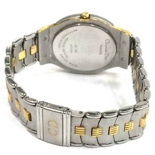 クリスチャンディオール デイト クォーツ 腕時計 未稼働品 ブラック文字盤 ファッション小物 Christian Diorの画像4