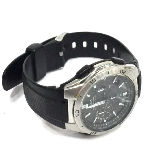カシオ ウェーブセプター マルチバンド6 タフソーラー 腕時計 メンズ ブラック文字盤 未稼働品 WVQ-M410の画像6