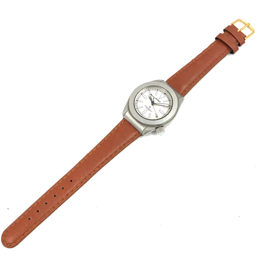 セイコー S ラウンド デイト クォーツ ボーイズサイズ 腕時計 社外ベルト SEIKOの画像6