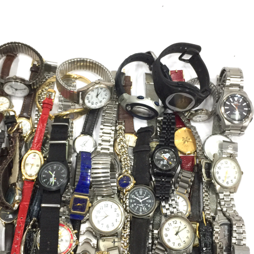 カシオ ラウンド クォーツ メンズ腕時計 他 シチズン ラウンドクォーツ レディース腕時計 等 多数まとめセットの画像3