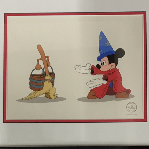 woruto* Disney animation art cell picture fan tajiaFollow Me certificate preservation box attaching QG044-11