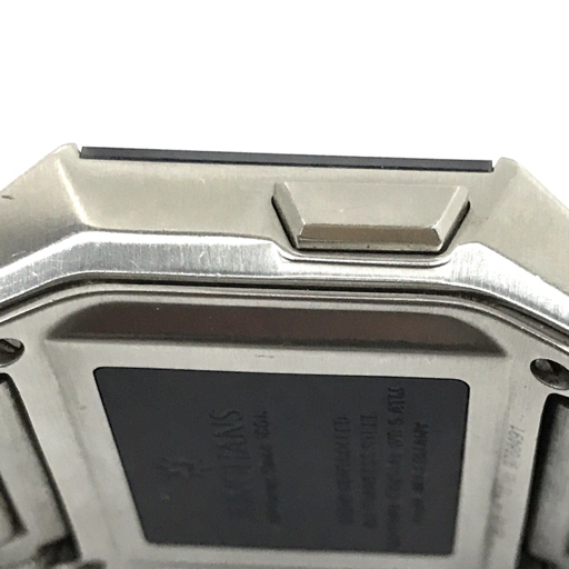 ユンハンス 電波 デジタル 腕時計 メンズ 未稼働品 純正ブレス ファッション小物 付属品あり JUNGHANS MEGAの画像4