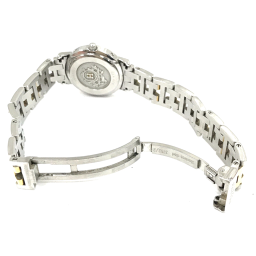 エルメス クリッパー デイト クォーツ 腕時計 ホワイト文字盤 レディース CL4.220 付属品あり 未稼働品 HERMESの画像5