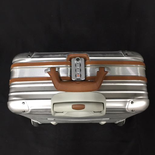 1円 リモワ ルフトハンザ ボーイング 747-8 約28L キャリーバッグ キャリーケース シルバー RIMOWAの画像3