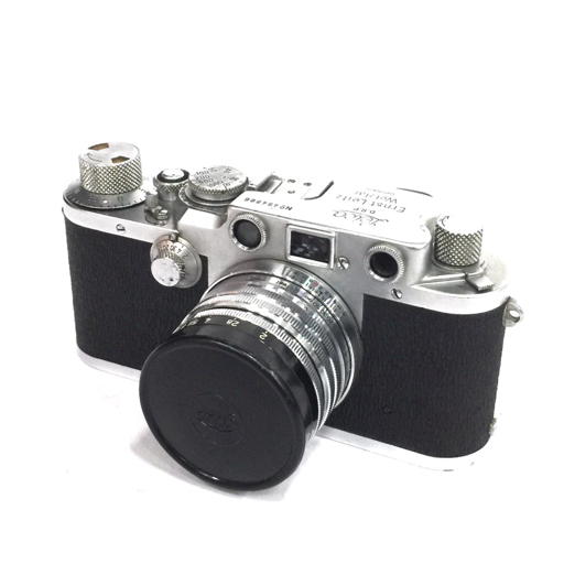 1円 Leica D.R.P. Ernst Leitz Wetzlar NIKKOR-H・C 1:2 5cm レンジファインダー フィルムカメラ レンズの画像1